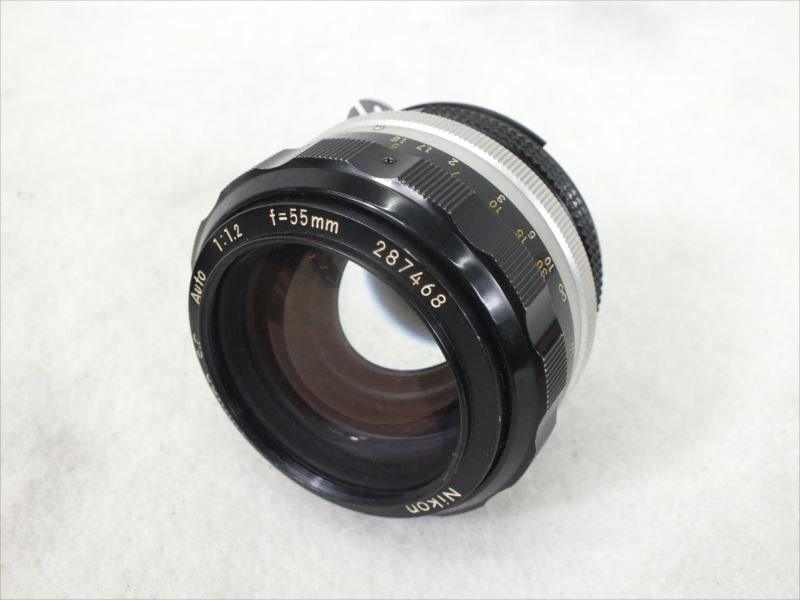 ♪ Nikon ニコン レンズ NIKKOR-S・C Auto 1.2 55mm 中古 現状品 240208T3080の画像2