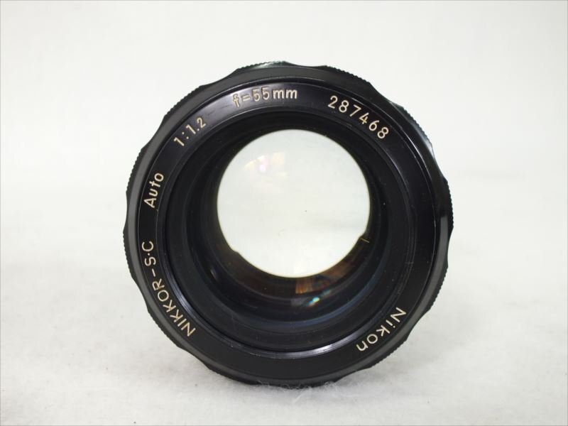 ♪ Nikon ニコン レンズ NIKKOR-S・C Auto 1.2 55mm 中古 現状品 240208T3080の画像3