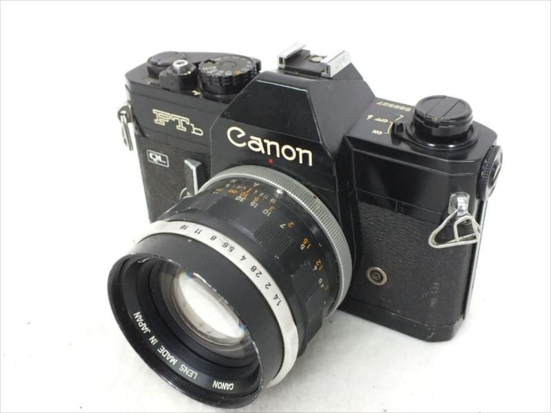 ♪ Canon キャノン FTb フィルム一眼レフ FL 50mm 1.4 中古 現状品 240308T3273Aの画像1