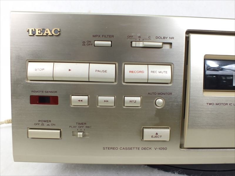 ♪ TEAC ティアック V-1050 カセットデッキ 中古 現状品 240311H2241の画像4