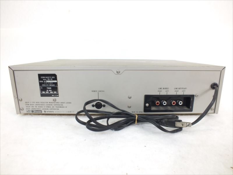 ♪ Victor ビクター DD-66 カセットデッキ 中古 現状品 240311E3371の画像8