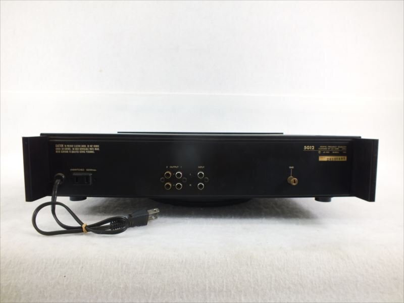 ♪ LUXMAN ラックスマン 5G12 イコライザー 中古 現状品 240311E3515_画像9