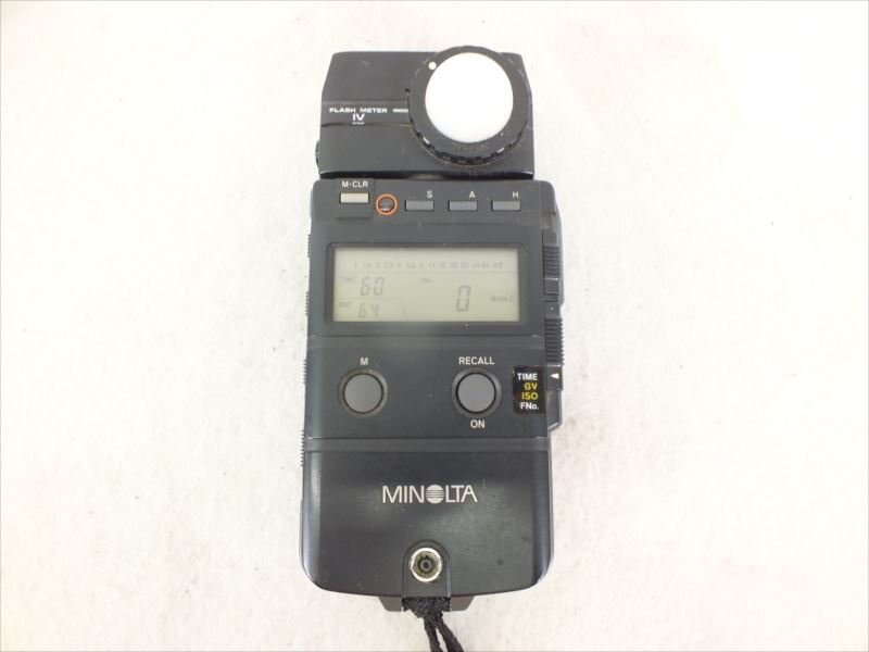 ♪ MINOLTA ミノルタ FLASH METER IV 露出計 中古 現状品 240311Y7131の画像2