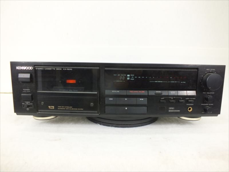 ♪ KENWOOD ケンウッド KX-5010 カセットデッキ 中古 現状品 240311H2319_画像3