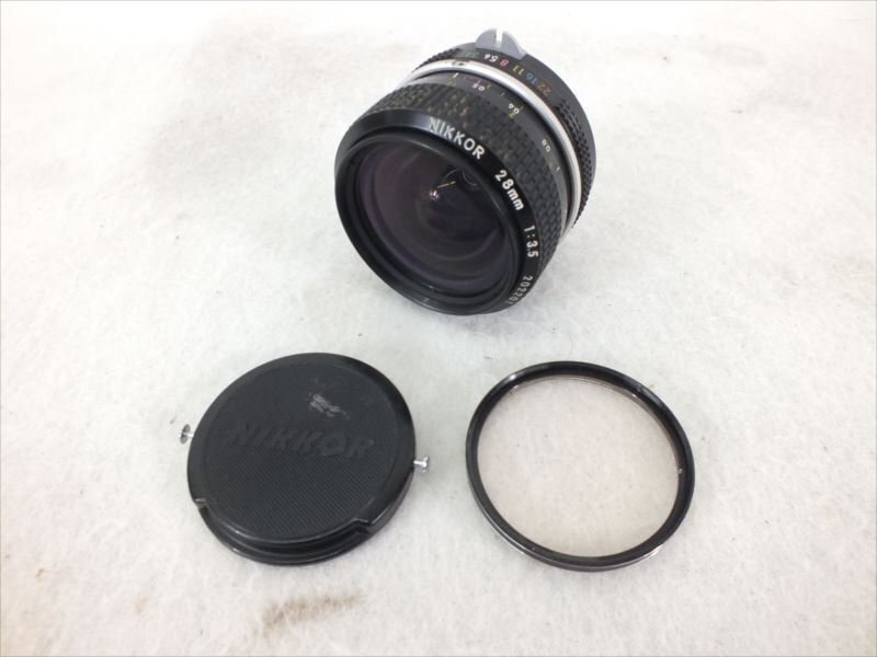 ♪ Nikon ニコン レンズ NIKKOR 28mm 1:3.5 中古 現状品 240308T3048_画像1