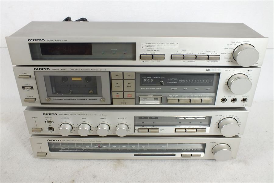 ★ ONKYO オンキョー T-440 A-440 TA-3X AT-88 システムコンポ 中古 現状品 240201Y6417_画像2