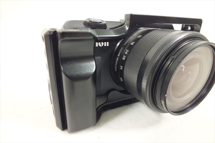 □ Canon キャノン EOS M ミラーレス一眼 EF-M 15-45mm 3.5-6.3 中古 現状品 240307R6289_画像5