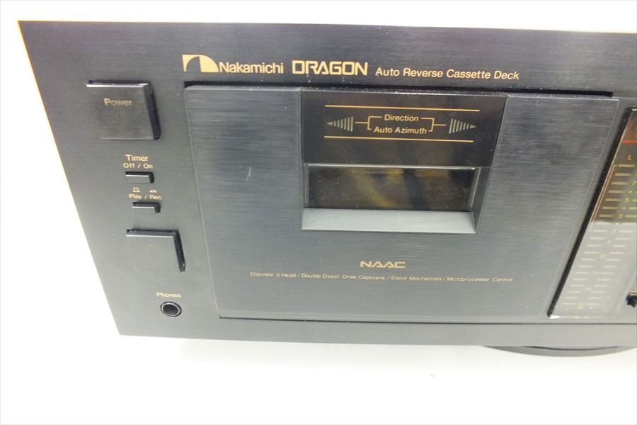 ◆ Nakamichi ナカミチ DRAGON カセットデッキ 中古 現状品 240309M5134の画像3