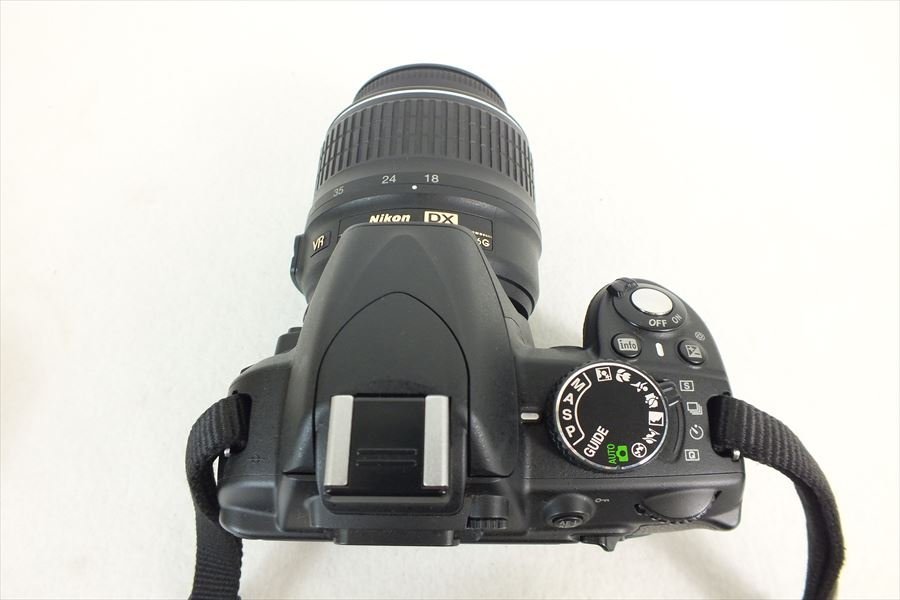 ◆ Nikon ニコン D3100 デジタル一眼レフ AF-S 18-55mm 3.5-5.6 G AF-S 55-200mm 4-5.6 ED 中古 現状品 240309M5183_画像4