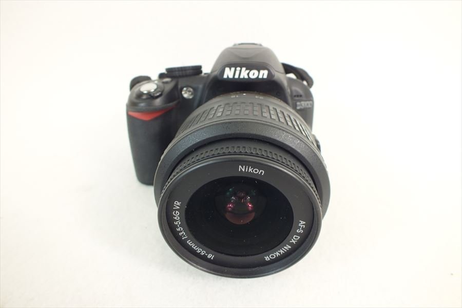 ◆ Nikon ニコン D3100 デジタル一眼レフ AF-S 18-55mm 3.5-5.6 G AF-S 55-200mm 4-5.6 ED 中古 現状品 240309M5183_画像2