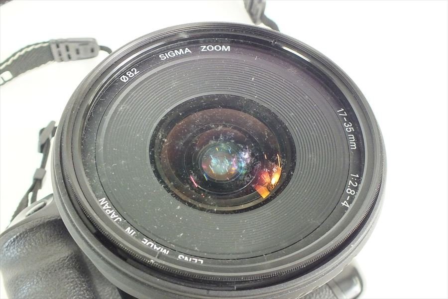 ◆ Canon キャノン EOS-1N フィルム一眼レフ SIGMA 17-35 2.8-4 中古 現状品 240309M5211_画像3