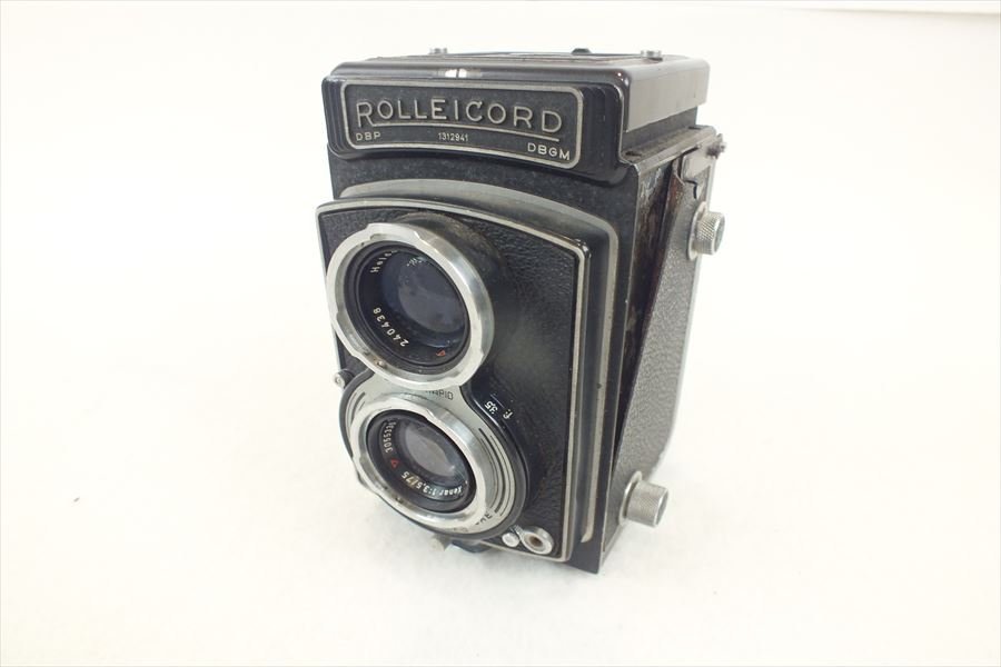 ☆ ROLLEI ROLLEICORD ローライ ローライコード 二眼レフカメラ 1:3.2/75 1:3.5/75 中古 現状品 240208T3427_画像1