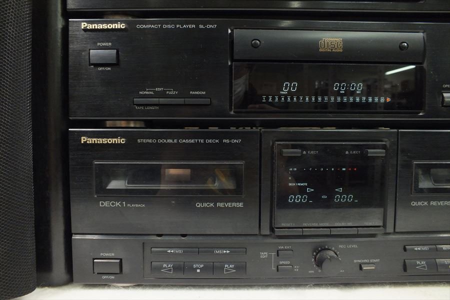 □ Panasonic パナソニック SH-DN7N SH-DN7 SU-DN7 ST-DN7 SL-DN7 RS-DN7 SB-DN7 システムコンポ 中古 現状品 240206G6071_画像7