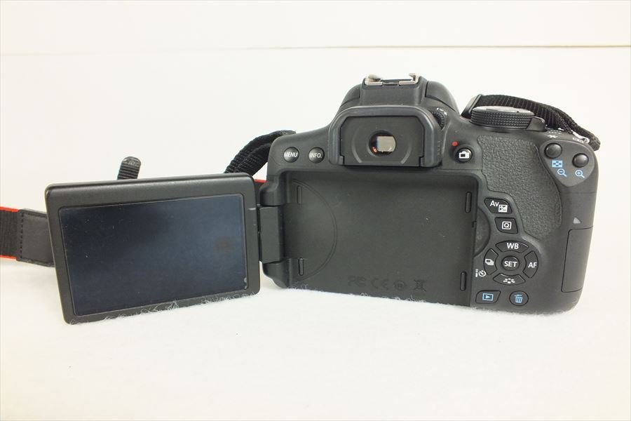 ★ Canon キャノン EOS KISS DIGITAL X8i ダブルズームキット デジタル一眼レフ 18-55 55-250 中古 現状品 240201N3296_画像4