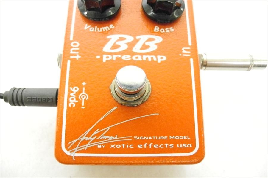 ▼ Xotic effects USA BB PREAMP Andy Timmons SIGNATUREMODEL エフェクター 中古 現状品 240305H3241_画像4