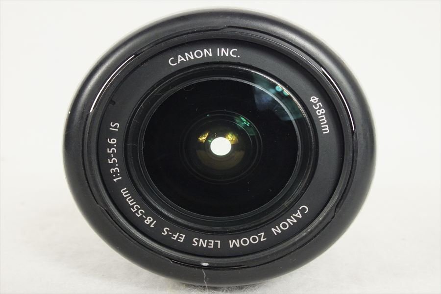 ★ Canon キャノン EF-S 18-55mm 1:3.5-5.6 IS レンズ 中古 現状品 240301N3048の画像3