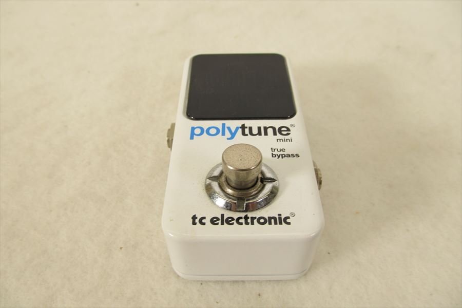 ▼ tc electronic ティーシーエレクトロニック poly tune mini エフェクター 中古 現状品 240305H3263