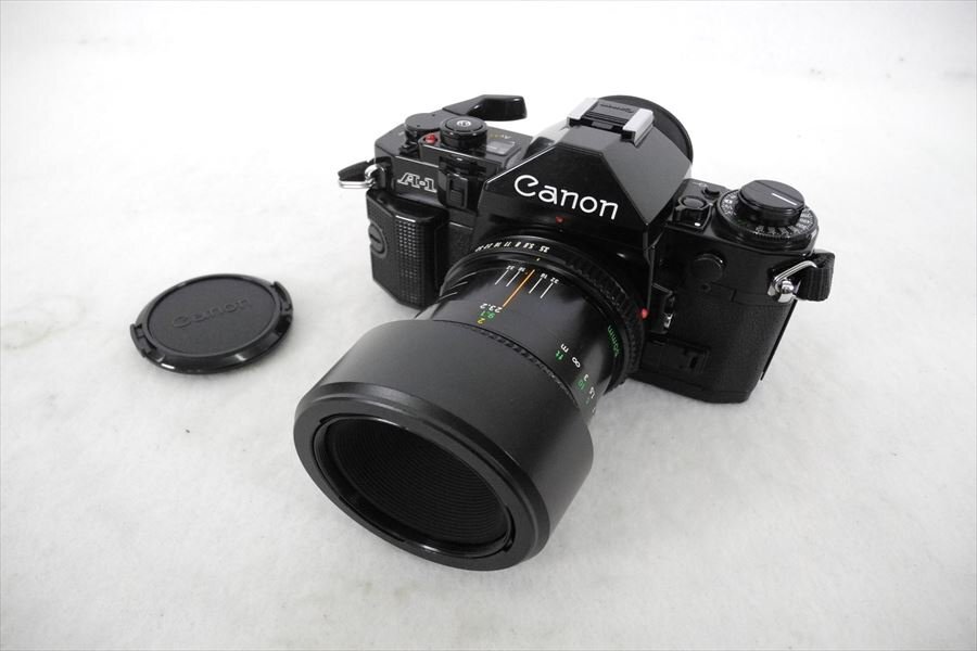 ▼ Canon キャノン A-1 フィルム一眼レフ FD 50mm 3.5 中古 現状品 240305K2752