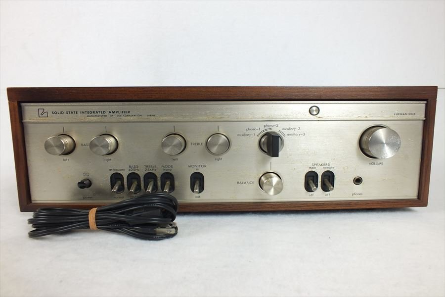 ★ LUXMAN ラックスマン SQ503x アンプ 中古 現状品 240301A6010_画像1