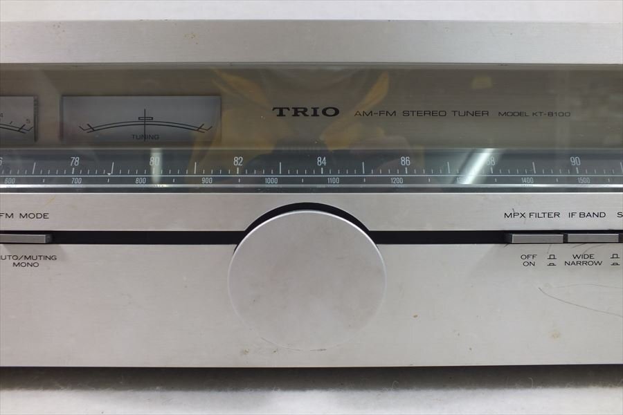 □ TRIO トリオ KT-8100 チューナー 中古 240206G6349_画像4