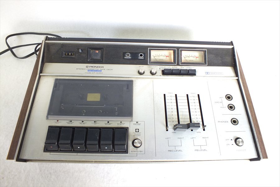 ◇ PIONEER パイオニア CT-5050 カセットデッキ 中古 現状品 240208T3032_画像3