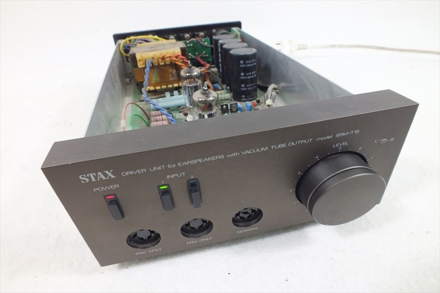 □ STAX スタックス SRM-T1S ヘッドホンアンプ 中古 現状品 240306G6195_画像3