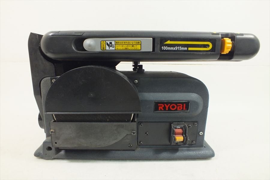 □ RYOBI リョービ BDS-1000 ベルトジスクサンダ 動作確認済 中古 現状品 240306G6061_画像2