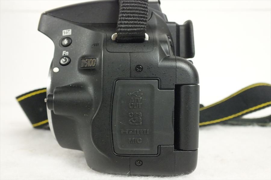 ★ Nikon ニコン D5100 デジタル一眼レフ 18-55mm 1:3.5-5.6G 55-300mm 1:4.5-5.6G レンズAF動作確認済 中古 現状品 240301N3138_画像4