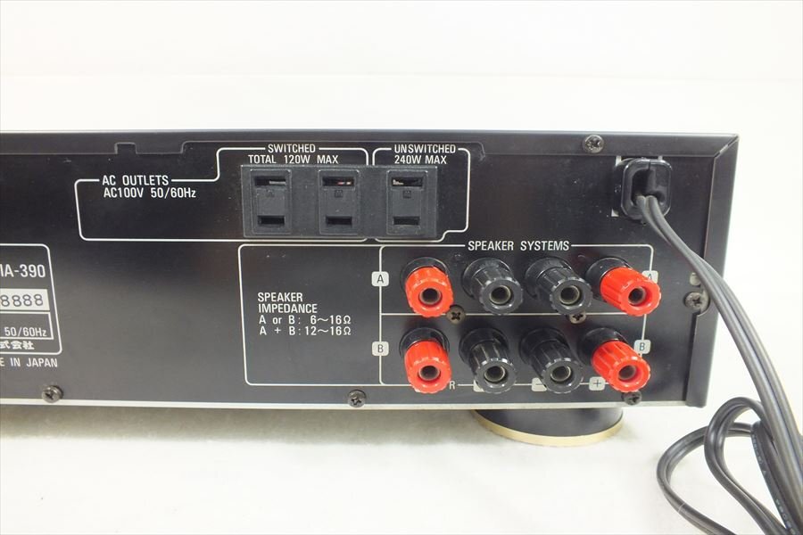 □ DENON デノン PMA-390 アンプ 音出し確認済 中古 現状品 240306Y8224_画像10