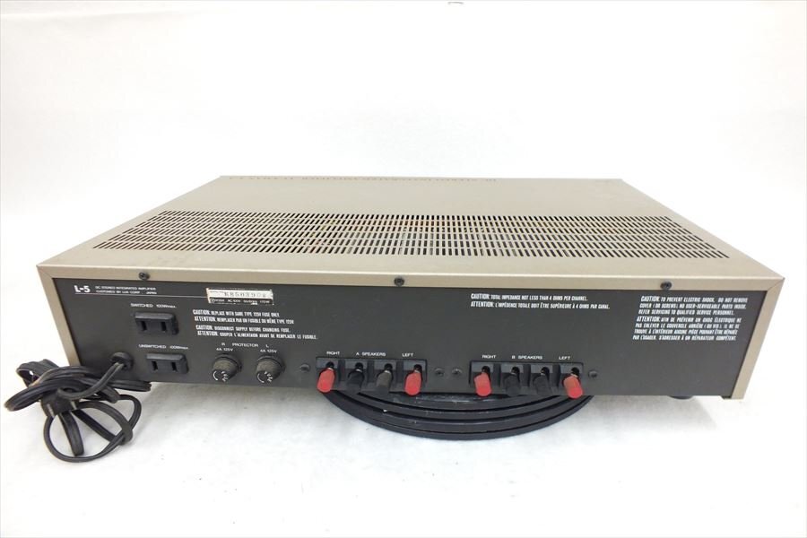 ◆ LUXMAN ラックスマン L-5 アンプ 中古 現状品 240309M5507の画像10