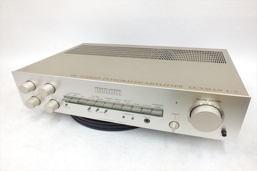 ◆ LUXMAN ラックスマン L-5 アンプ 中古 現状品 240309M5507の画像1