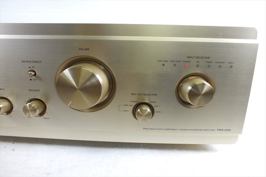 ◇ DENON デノン PMA-2000 アンプ 中古 現状品 240308T3044の画像4