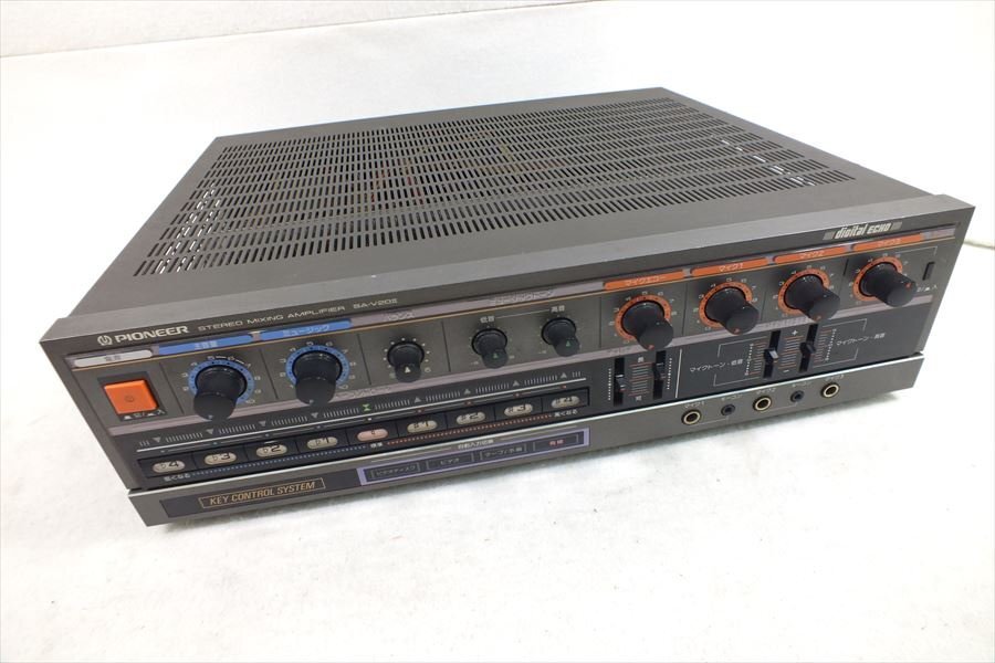 * PIONEER Pioneer SA-V20 II karaoke amplifier sound out verification settled used present condition goods 240306H2017