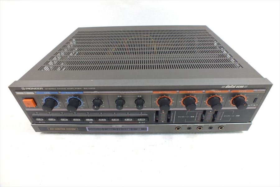 * PIONEER Pioneer SA-V20 II karaoke amplifier sound out verification settled used present condition goods 240306H2017