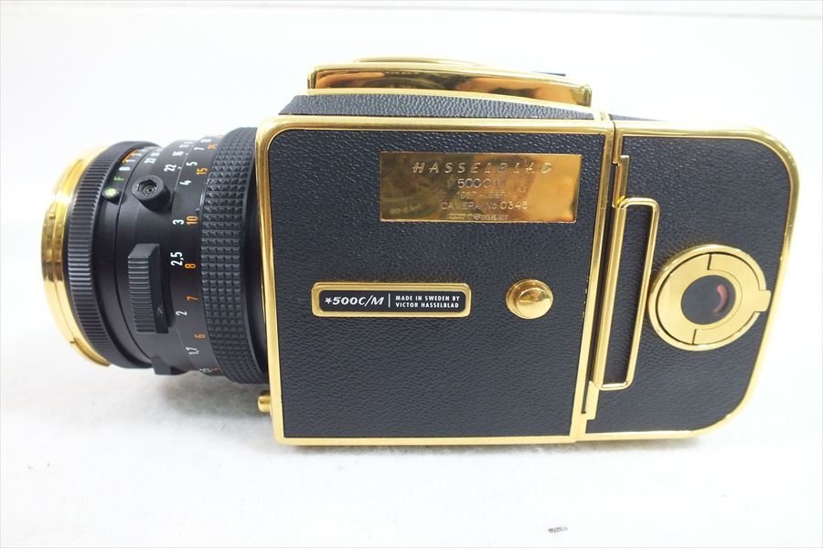 □ HASSELBLAD ハッセルブラッド 500C/M GOLD 30周年 中判カメラ Planar 2.8/80 T 中古 240306G6213の画像8