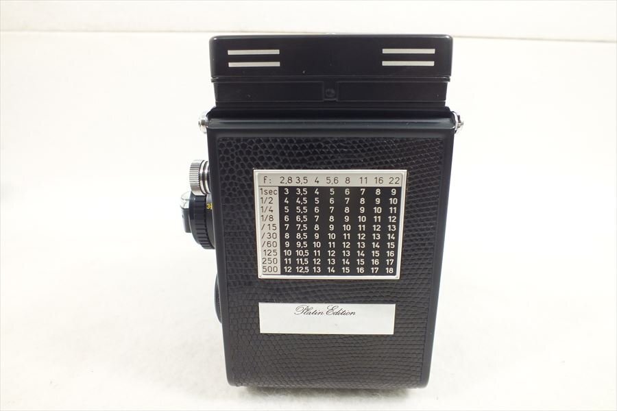 □ Rollei ローライ Rolleiflex 2.8F Platin Edition 二眼レフカメラ 中古 現状品 240306G6215_画像9