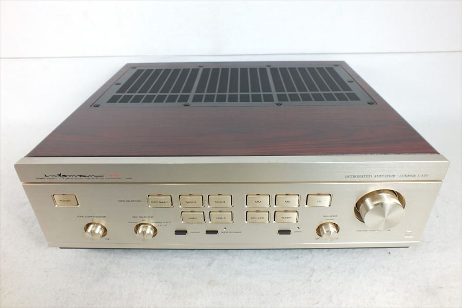 ★ LUXMAN ラックスマン L-570 アンプ 中古 音出し確認済 240301B2366_画像1