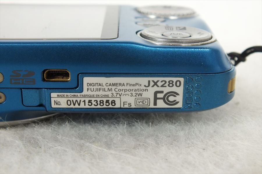 ★ FUJI フジ JX280 デジタルカメラ シャッター切れOK 中古 現状品 240301B2396_画像6