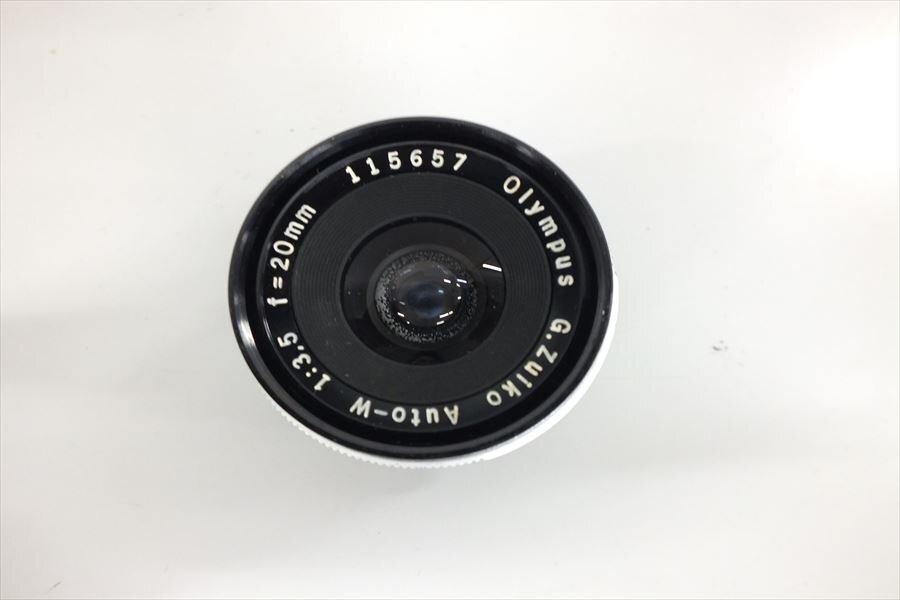 ◆ OLYMPUS オリンパス レンズ Auto-W 1:3.5 20mm 中古 現状品 240309A1081_画像2