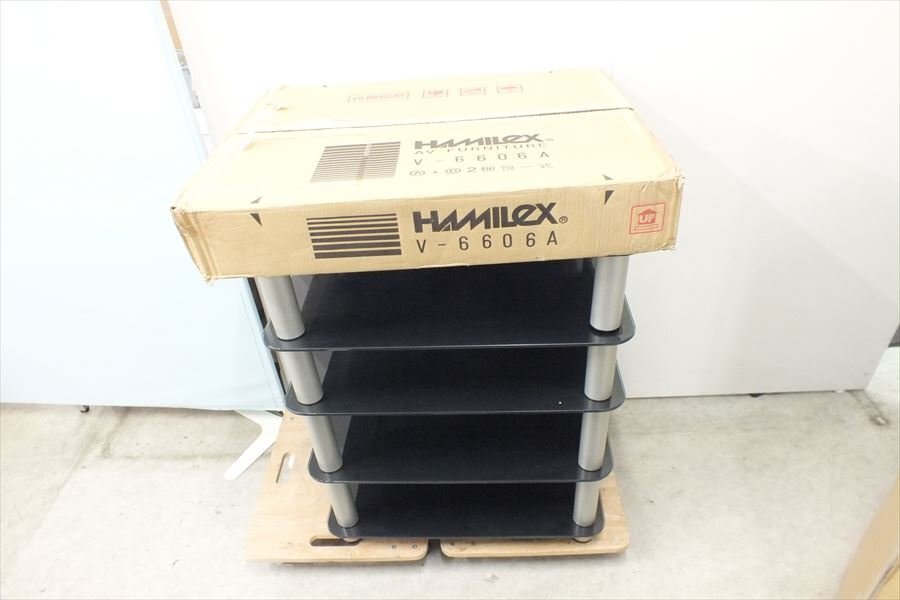 ◆ HAMILEX ハミレックス V-6606A オーディオラック 中古 現状品 240309G3215_画像1