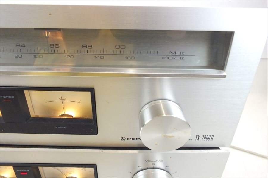 * PIONEER Pioneer SA-7600II TX-7800II audio set used present condition goods 240307R6115