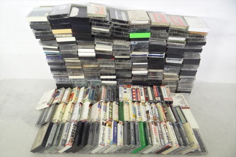 ▼ 使用済みカセットテープ 約300本 カセットテープ 中古 現状品 240305R9324の画像1
