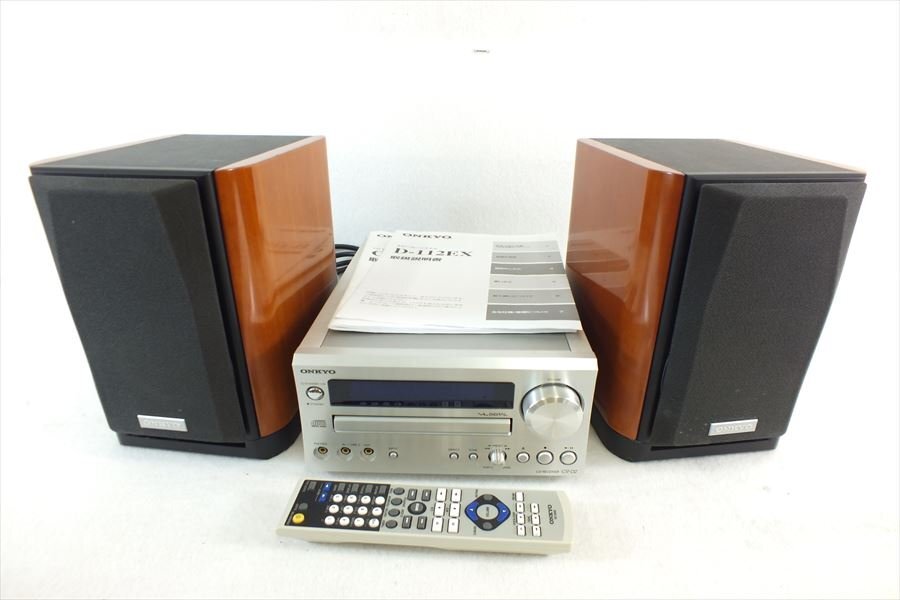 ◆ ONKYO オンキョー CR-D2 D-112EX ミニコンポ 中古 現状品 240309M5436の画像1