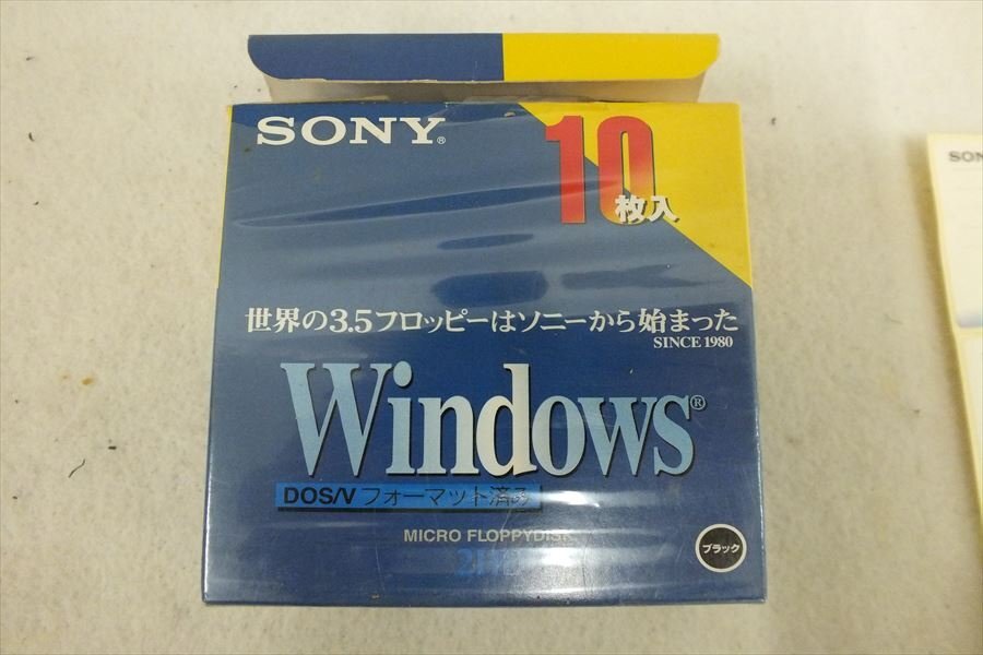 * SONY Sony 3.5 type floppy disk MFD-2HD floppy disk used present condition goods 240309M5491
