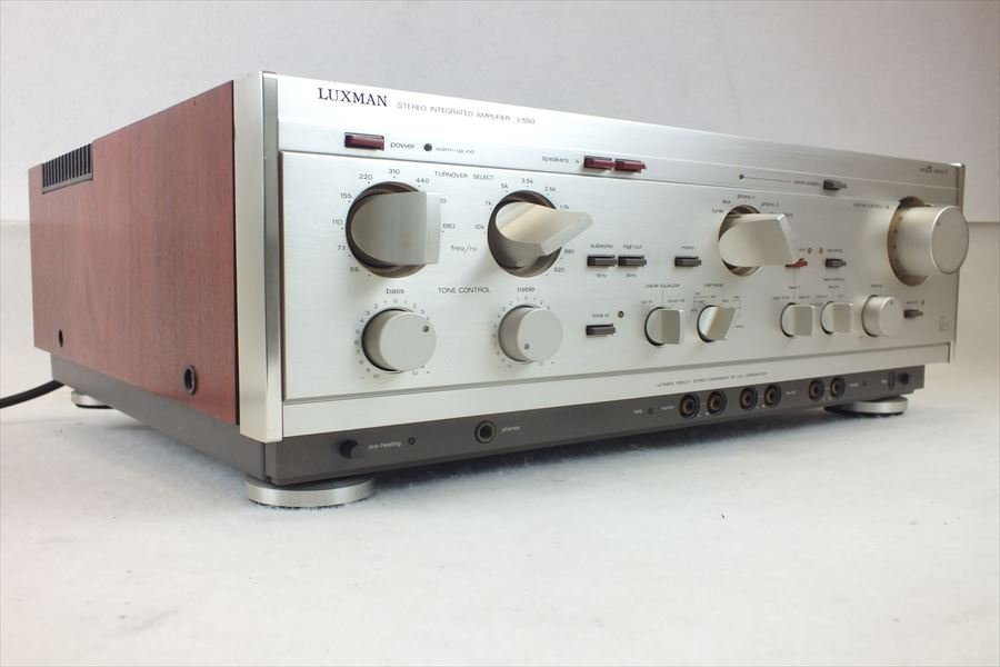 ☆ LUXMAN ラックスマン L-550 アンプ 中古 240307M4181の画像3