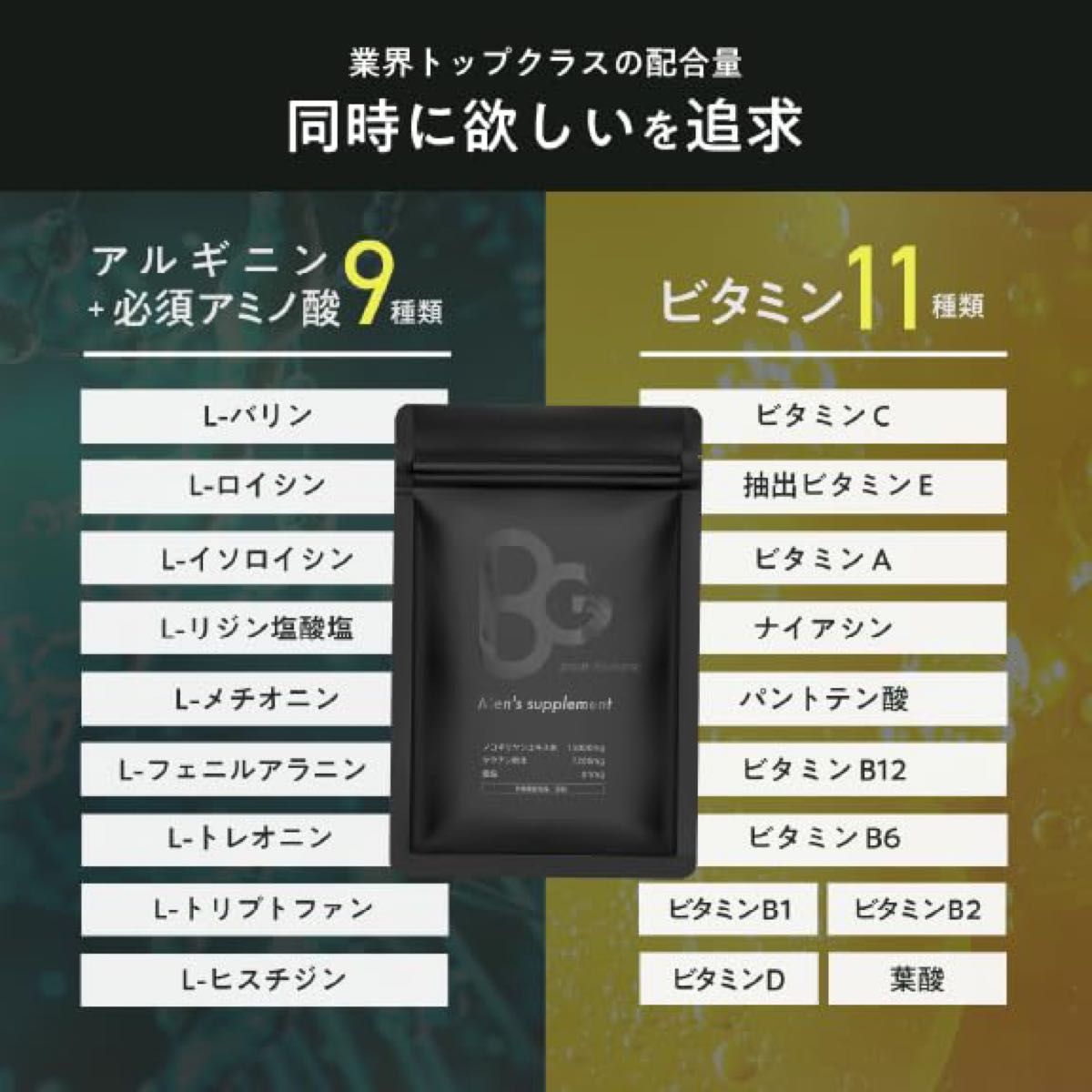 未使用！BG ノコギリヤシ サプリ 15,000mg 亜鉛 ケラチン 必須アミノ酸 60粒 30日分 国内製造 栄養機能食品