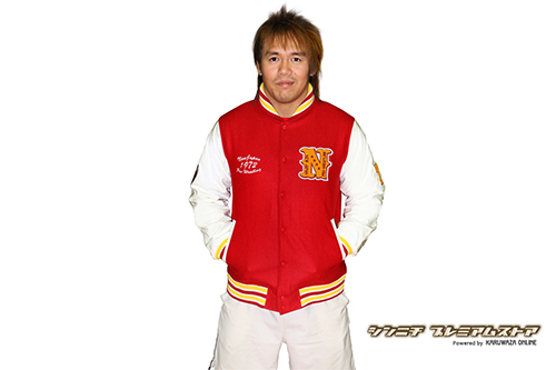 希少！ 新日本プロレス スタジャン NJPW×SOUL SPORTS スタジアムジャケット スタジアムジャンパー シンニチプレミアムストア 内藤哲也_画像2