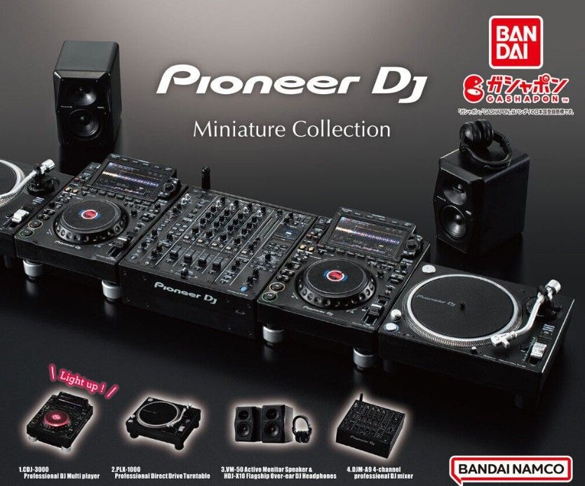 【即納：新品】パイオニアDJミニチュアコレクションCDJ-3000 Professional DJ Multi playerガチャ