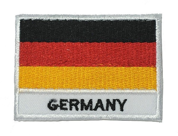 アイロンワッペン・パッチ ドイツ連邦共和国 国旗 zq_画像1