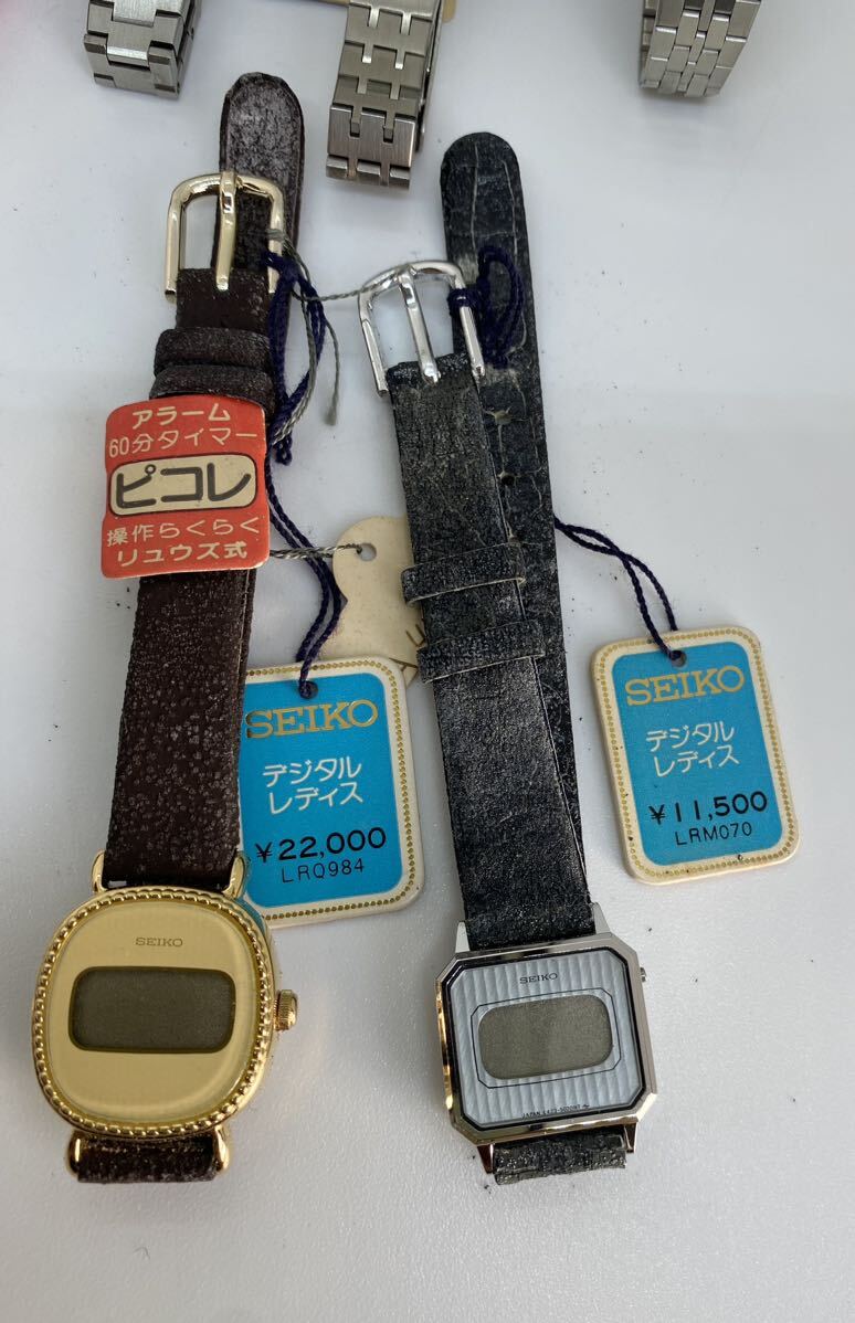 希少　セイコー SEIKO カシオ CASIO シチズン CITIZEN 等　レディース　クォーツ　デッドストック　動作未確認　10点　(86)_画像5